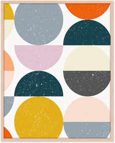 Stampa digitale incorniciata Geometric Shapes