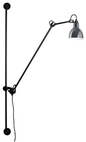 214 Applique da Parete Round Chrome/Black - Lampe Gras