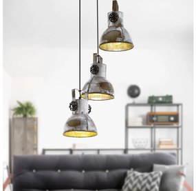 Eglo 49647 - Lampadario a sospensione con filo BARNSTAPLE 3xE27/40W/230V
