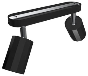 Faretto BELLO 2xGU10/8W/230V nero