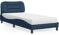 Letto con Materasso Blu 80x200 cm in Tessuto 3208498