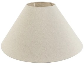Lampada da tavolo rustica con paralume in lino beige 50 cm - Catnip