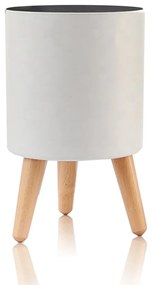 Vaso autoinnaffiante in plastica ø 19 cm Calla - Tomasucci