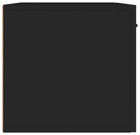 Armadietto a muro nero 60x36,5x35 cm in legno multistrato