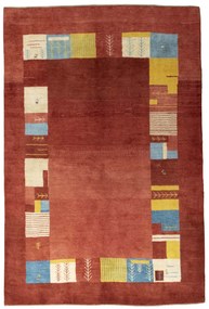Gabbeh Tappeto 170 x 250 Rosso (Iran) Annodato A Mano