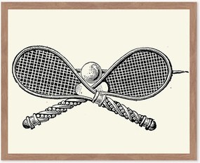 Stampa digitale incorniciata Tennis Rackets, varie misure