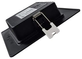 Lampada LED da incasso SQUARE LED/6W/230V 4000K 12x12 cm nero