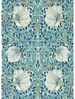 Morris & Co Carta da parati Pimpernel - Cobalt/ Mineral