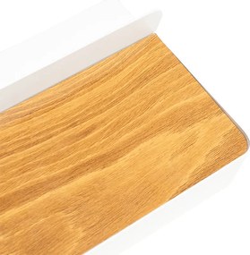 Applique moderna bianca con LED incluso, USB e interruttore - Ted