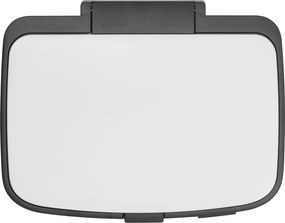 Cestino per la spazzatura bianco in acciaio con pedale 12 l Bo – Brabantia