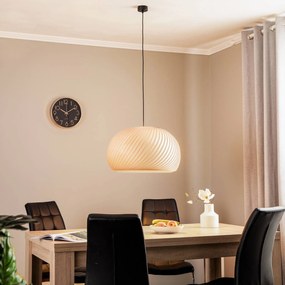 ALDEX Lampada a sospensione Janne, legno di faggio, Ø 53 cm, E27