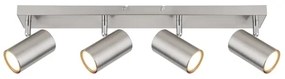 Globo 57911-4 - Faretto ROBBY 4xGU10/25W/230V cromo opaco