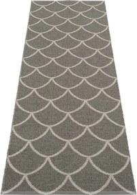 Passatoia da interno/esterno grigia 70x225 cm Kotte Charcoal – Pappelina