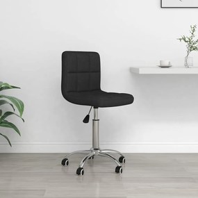 Sedia Girevole Da Ufficio Nera İn Tessuto /