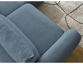 Divano angolare blu Aden – Bobochic Paris