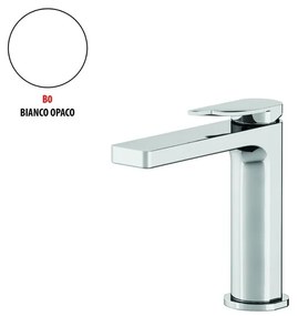 Rubinetto per lavabo a canna bassa Soffio bianco opaco GATTONI RUBINETTERIA