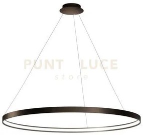 Anello lampadario a sospensione bronzo spazzolato diam.109cm 3000k ...