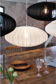 Lampada a sospensione bianca con paralume in tessuto ø 60 cm Florence - Markslöjd