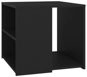 Tavolino Nero 50x50x45 cm in Legno Multistrato