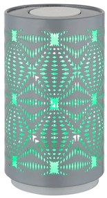 Globo 21018G - Lampada da tavolo LED RGB AMIYAH LED/1W/5V 500 mAh grigia