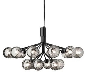 Apiales 18 Lampadario Satin Black/Optic Smoked - Nuura