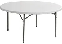 Tavolo da giardino pieghevole rotondo 150x74 cm