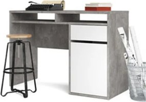 Scrivania 1 Anta 1 Cassetto 110x48x77h Function Plus Cemento
