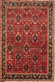 Shiraz Tappeto persiano 250 x 170 Rosso (Iran) Annodato A Mano