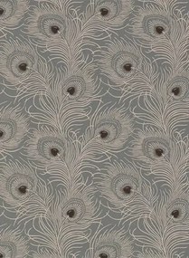 Little Greene Carta da parati Carlton House Terrace - Slate