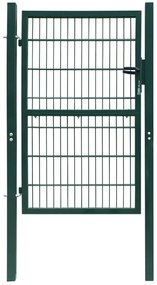 Cancello Da Giardino 2d (singolo) Verde 106 X 210 Cm /