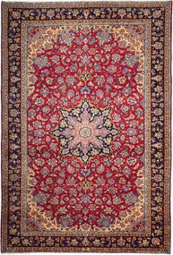 Najafabad Tappeto persiano 220 x 330 Rosso (Iran) Annodato A Mano