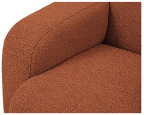 Divano angolare marrone in tessuto bouclé (angolo destro) Molino - Micadoni Home