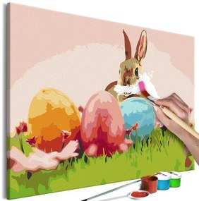 Quadro fai da te Easter Rabbit