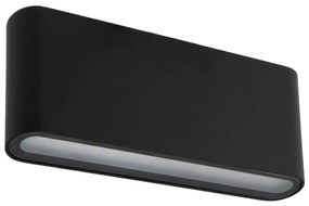 Applique LED 12W Bidirezione IP65 CCT Bianco Variabile - Nera Colore Bianco Variabile CCT