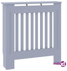 vidaXL Copertura per Radiatore Grigia in MDF 78 cm