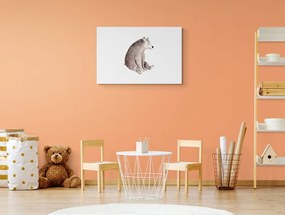 Stampa su tela – Orsetto in colori delicati