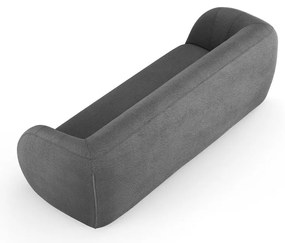 Divano in tessuto bouclé grigio 230 cm Essen - Cosmopolitan Design