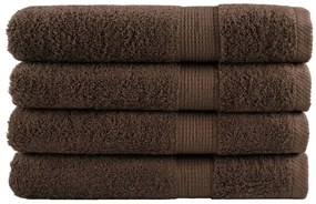 Asciugamani Per Sauna Solund 4 Pz Marroni 80x200cm 600gsm /