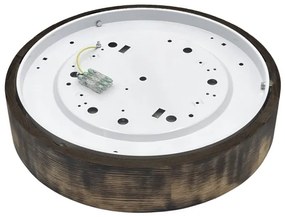 Brilagi - Plafoniera CARVALHO SMOKEY 2xE27/60W/230V rovere Ø 37,5 cm