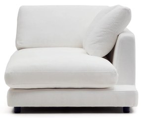 Kave Home - Chaise longue Gala destra bianco 193 x 105 cm