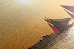 Stampa su tela – Splendido tramonto sul mare