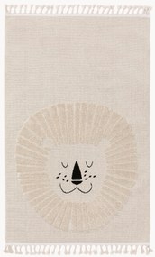 Tappeto per bambini con nappe e motivo in rilievo Momo