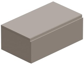 Mobile da bagno sotto lavabo L 80.3 x H 30 x P 46 cm beige, 1 cassetto Step