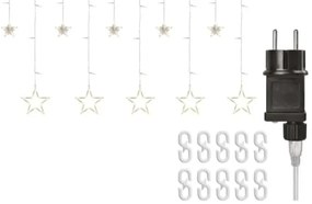 Tenda luminosa natalizia a LED 115xLED/1,35W 6,85x1,05 m bianco caldo