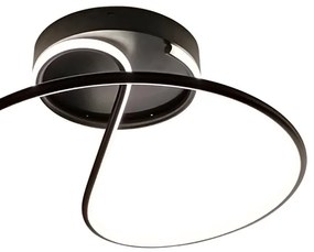 Lampadario a plafone LED DELTA LED/30W/230V nero