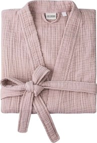 Accappatoio rosa in mussola S/M Kimono – Foutastic