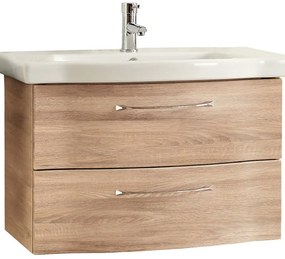 Mobile da bagno sotto lavabo PELIPAL Solitaire rovere L 75 x H 49 x P 42.7 cm 2 cassetti, lavabo non incluso