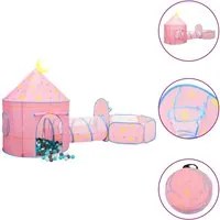 Tendada Gioco per Bambini Rosa con 250 Palline 301x120x128 cmcod mxl 126565