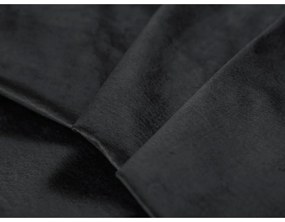 Divano letto in velluto grigio scuro Luca - Milo Casa