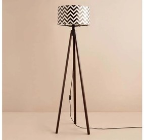 Lampada a piantana AYD 1xE27/40W/230V marrone/nero/bianco